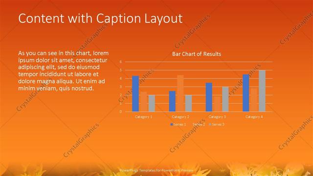 Content with Caption presentation slide layout