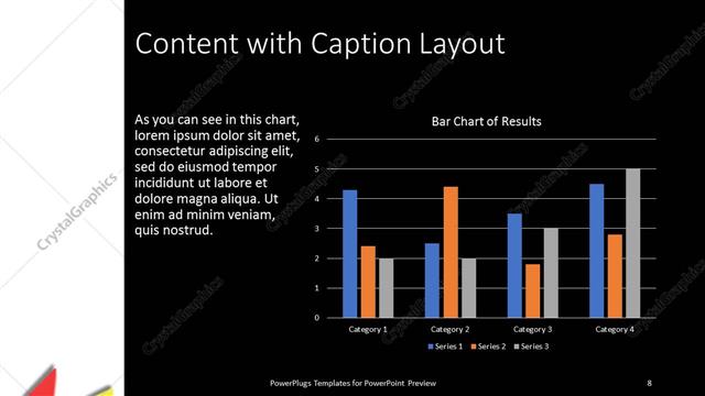 Content with Caption presentation slide layout