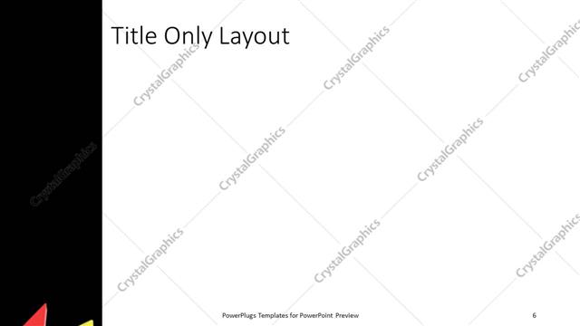 Title Only presentation slide layout