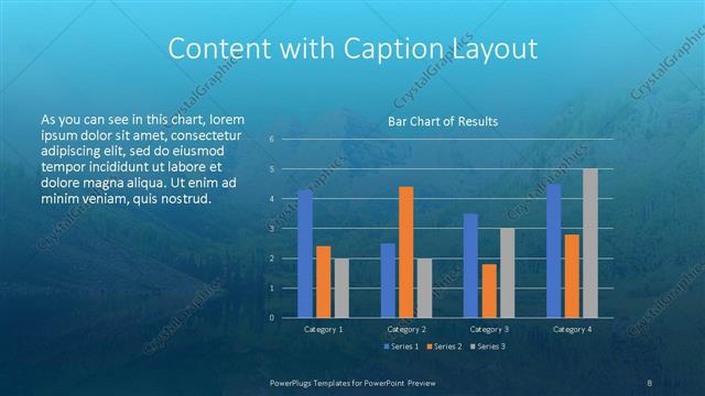 Content with Caption presentation slide layout