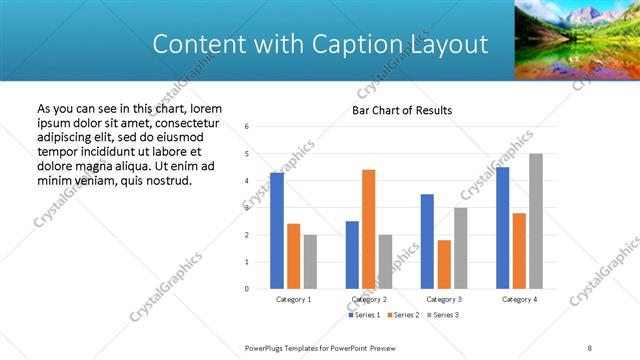 Content with Caption presentation slide layout