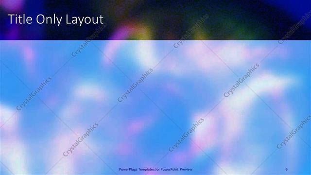 Title Only presentation slide layout