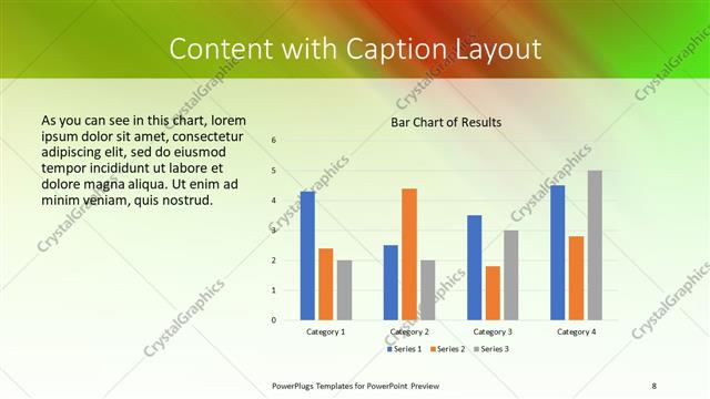 Content with Caption presentation slide layout