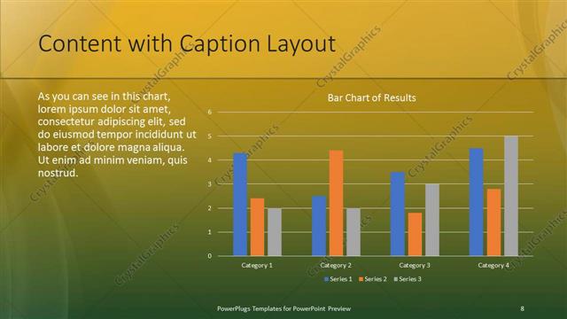 Content with Caption presentation slide layout