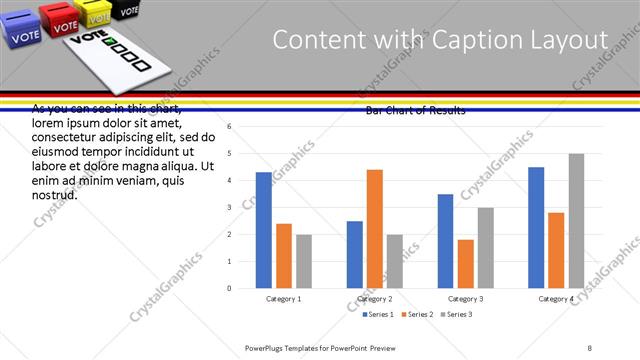 Content with Caption presentation slide layout