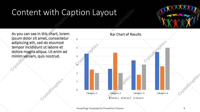 Content with Caption presentation slide layout