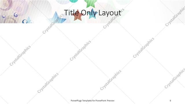 Title Only presentation slide layout