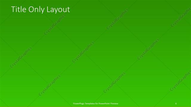 Title Only presentation slide layout