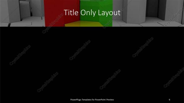 Title Only presentation slide layout