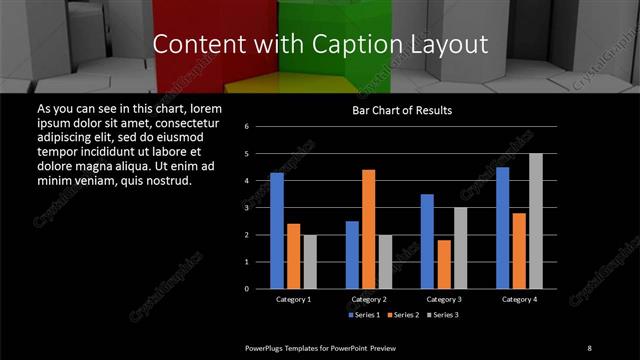 Content with Caption presentation slide layout