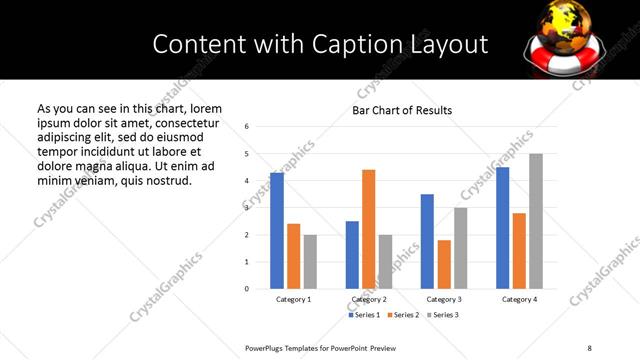 Content with Caption presentation slide layout