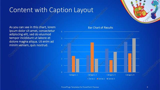 Content with Caption presentation slide layout