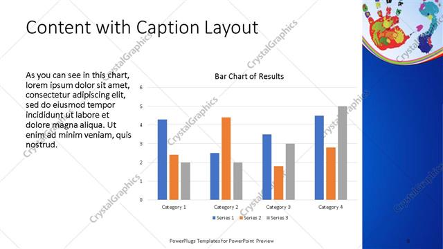 Content with Caption presentation slide layout