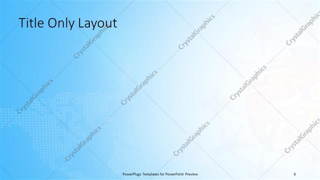 Title Only presentation slide layout