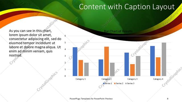 Content with Caption presentation slide layout