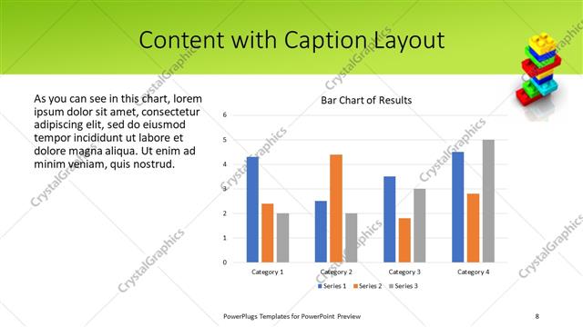 Content with Caption presentation slide layout
