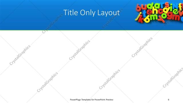Title Only presentation slide layout