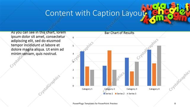 Content with Caption presentation slide layout