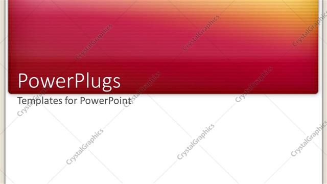  Presentation with business pink - A colorful mixture of red yellow and pink in the background