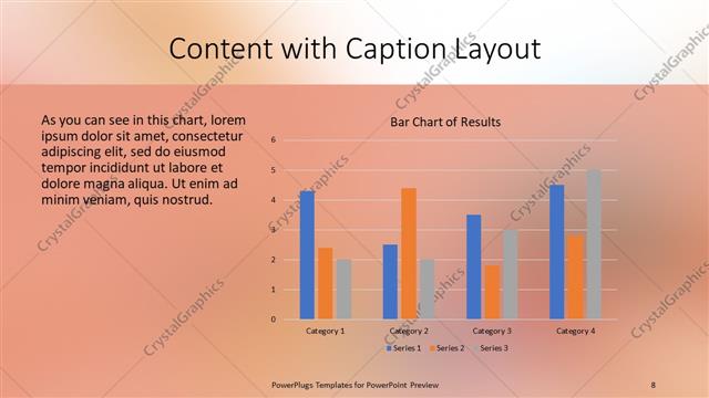 Content with Caption presentation slide layout