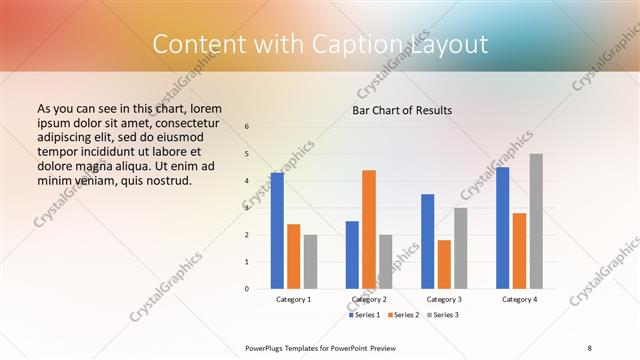 Content with Caption presentation slide layout