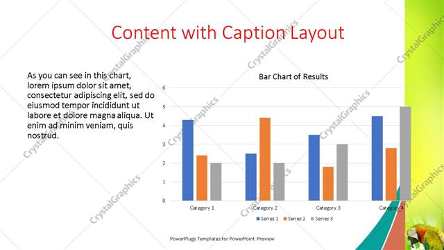 Content with Caption presentation slide layout