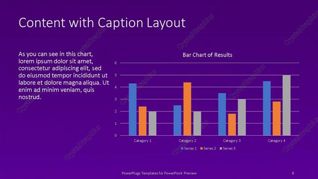 Content with Caption presentation slide layout