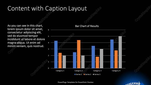 Content with Caption presentation slide layout