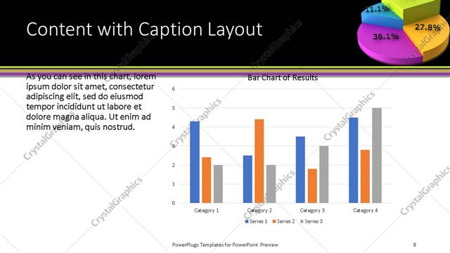 Content with Caption presentation slide layout