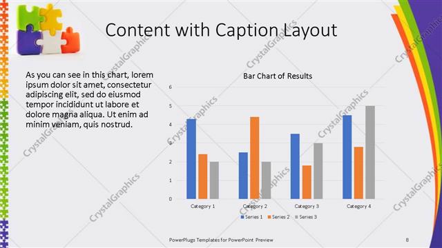 Content with Caption presentation slide layout