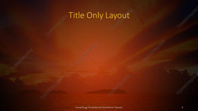 Title Only presentation slide layout