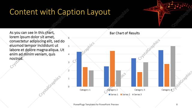 Content with Caption presentation slide layout