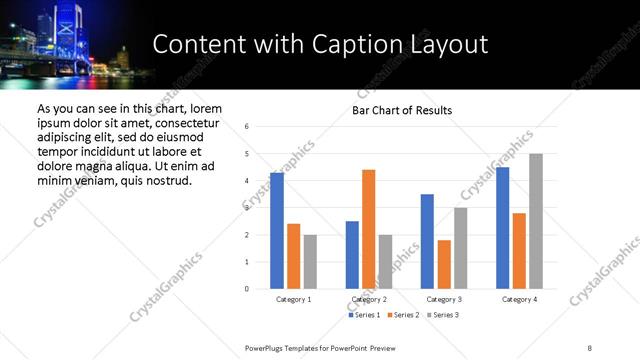 Content with Caption presentation slide layout