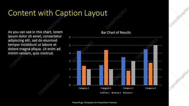 Content with Caption presentation slide layout