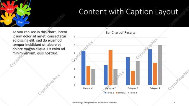 Content with Caption presentation slide layout
