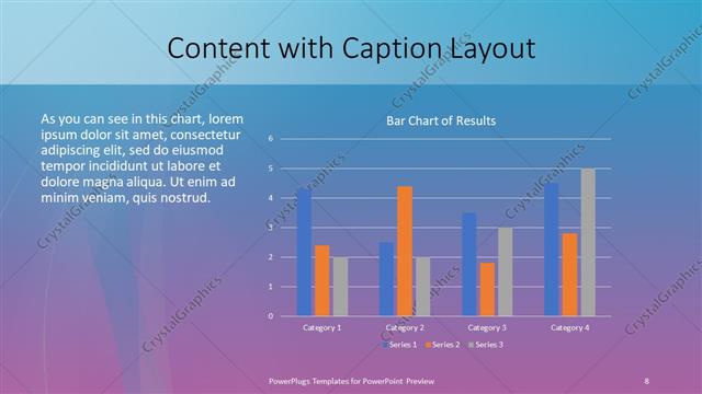 Content with Caption presentation slide layout