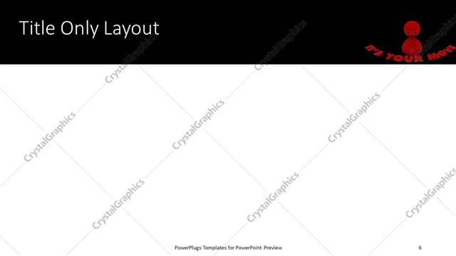 Title Only presentation slide layout