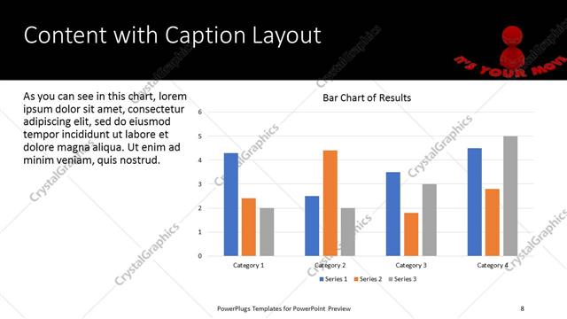 Content with Caption presentation slide layout