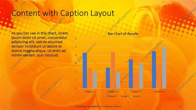 Content with Caption presentation slide layout