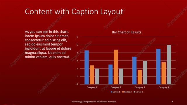 Content with Caption presentation slide layout