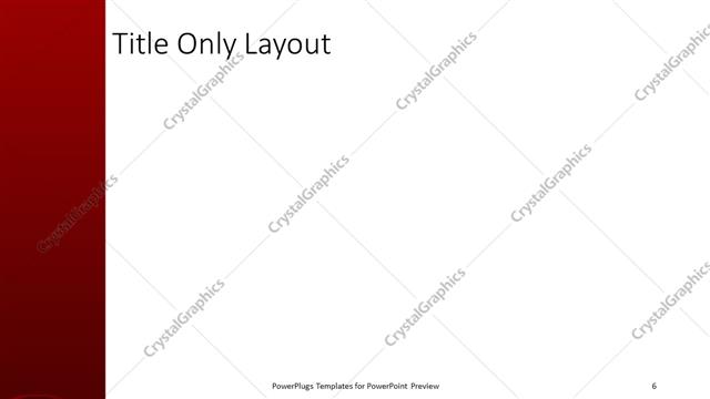 Title Only presentation slide layout