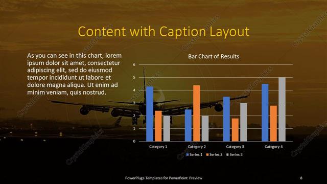 Content with Caption presentation slide layout