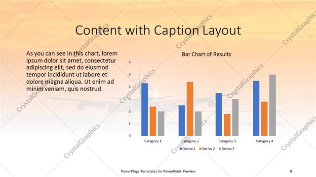 Content with Caption presentation slide layout