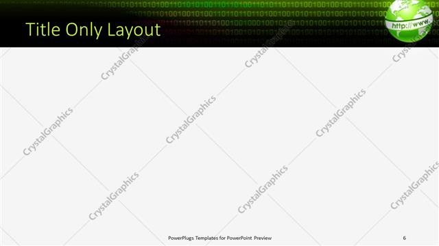 Title Only presentation slide layout