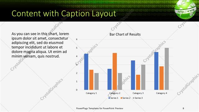 Content with Caption presentation slide layout