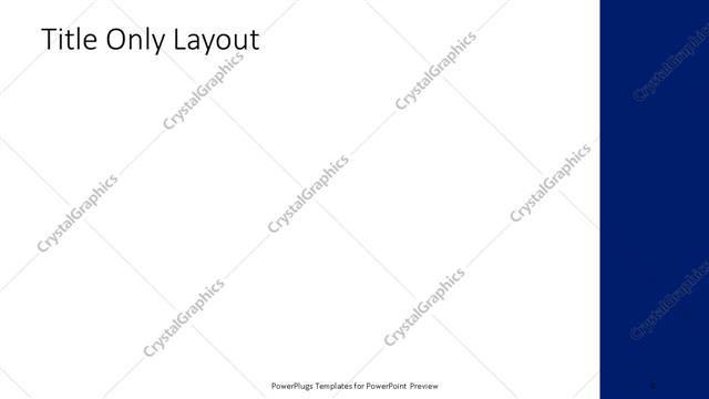 Title Only presentation slide layout