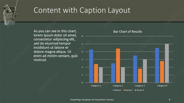 Content with Caption presentation slide layout