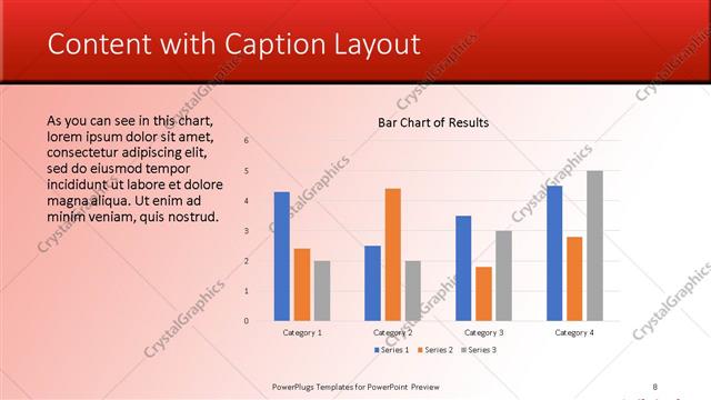 Content with Caption presentation slide layout