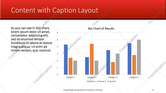 Content with Caption presentation slide layout