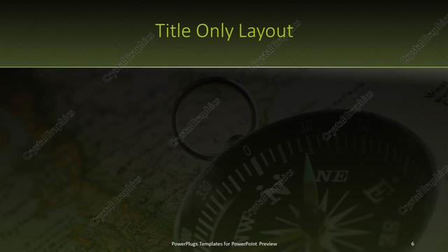 Title Only presentation slide layout